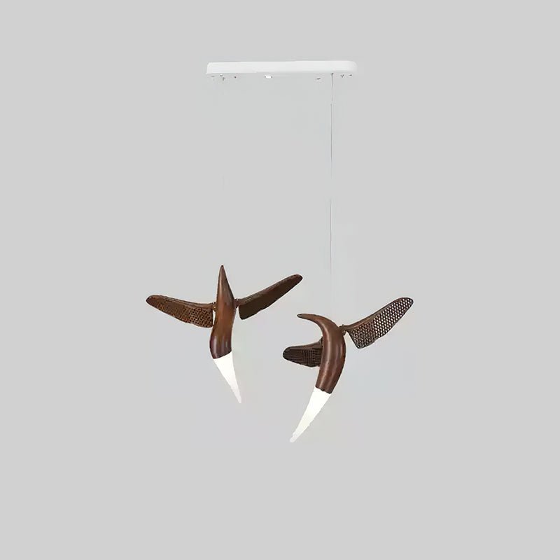 Elsilor lámpara colgante Avian-Inspired de madera