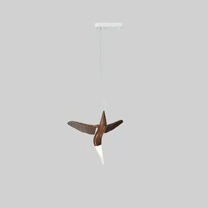 Elsilor lámpara colgante Avian-Inspired de madera