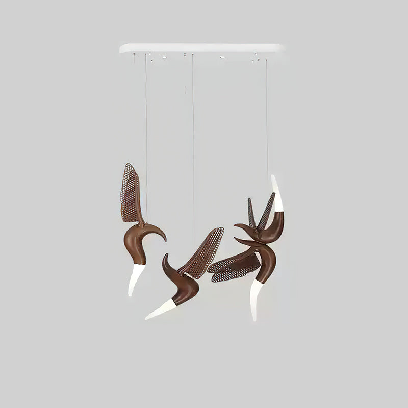 Elsilor lámpara colgante Avian-Inspired de madera