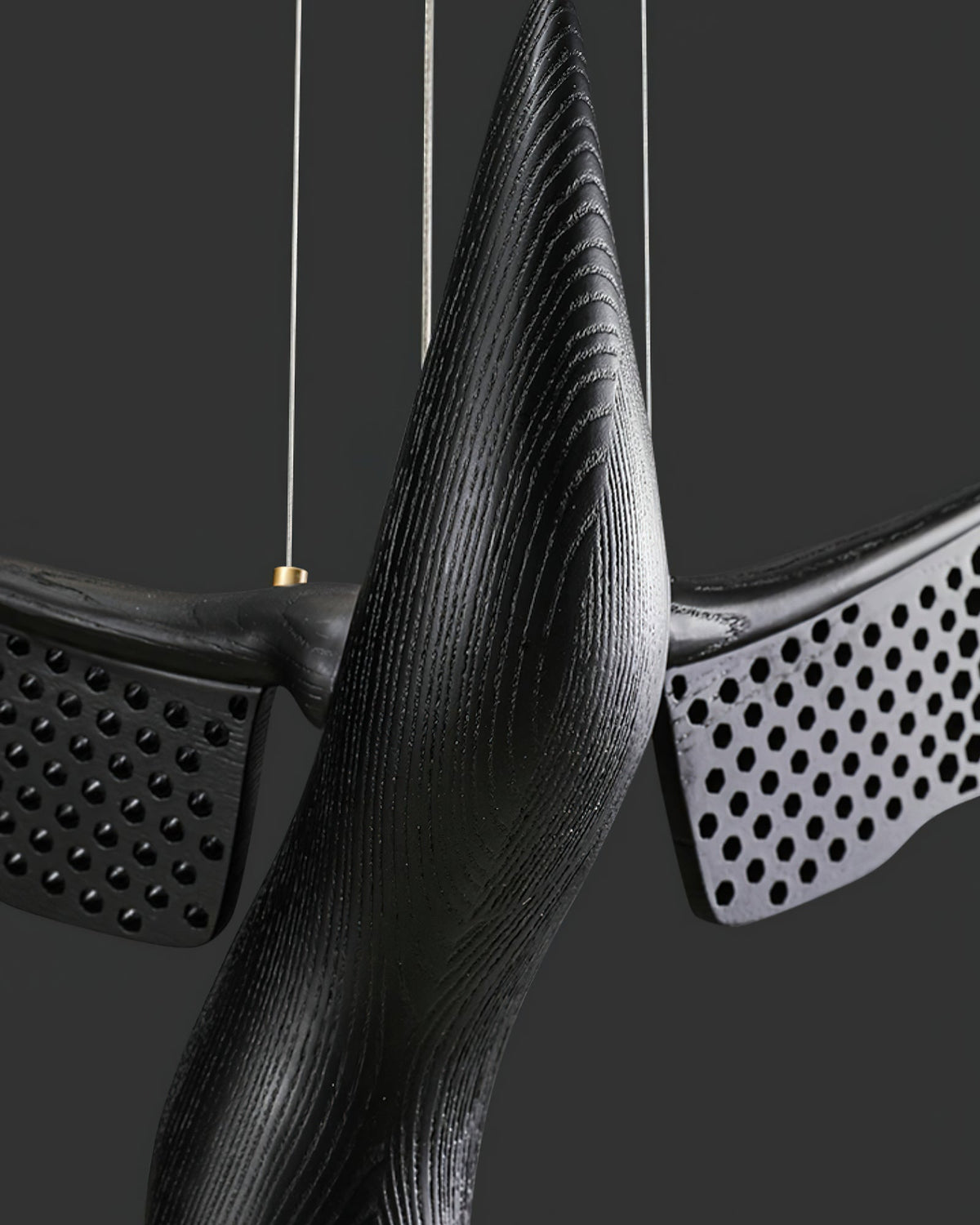 Elsilor lámpara colgante Avian-Inspired de madera