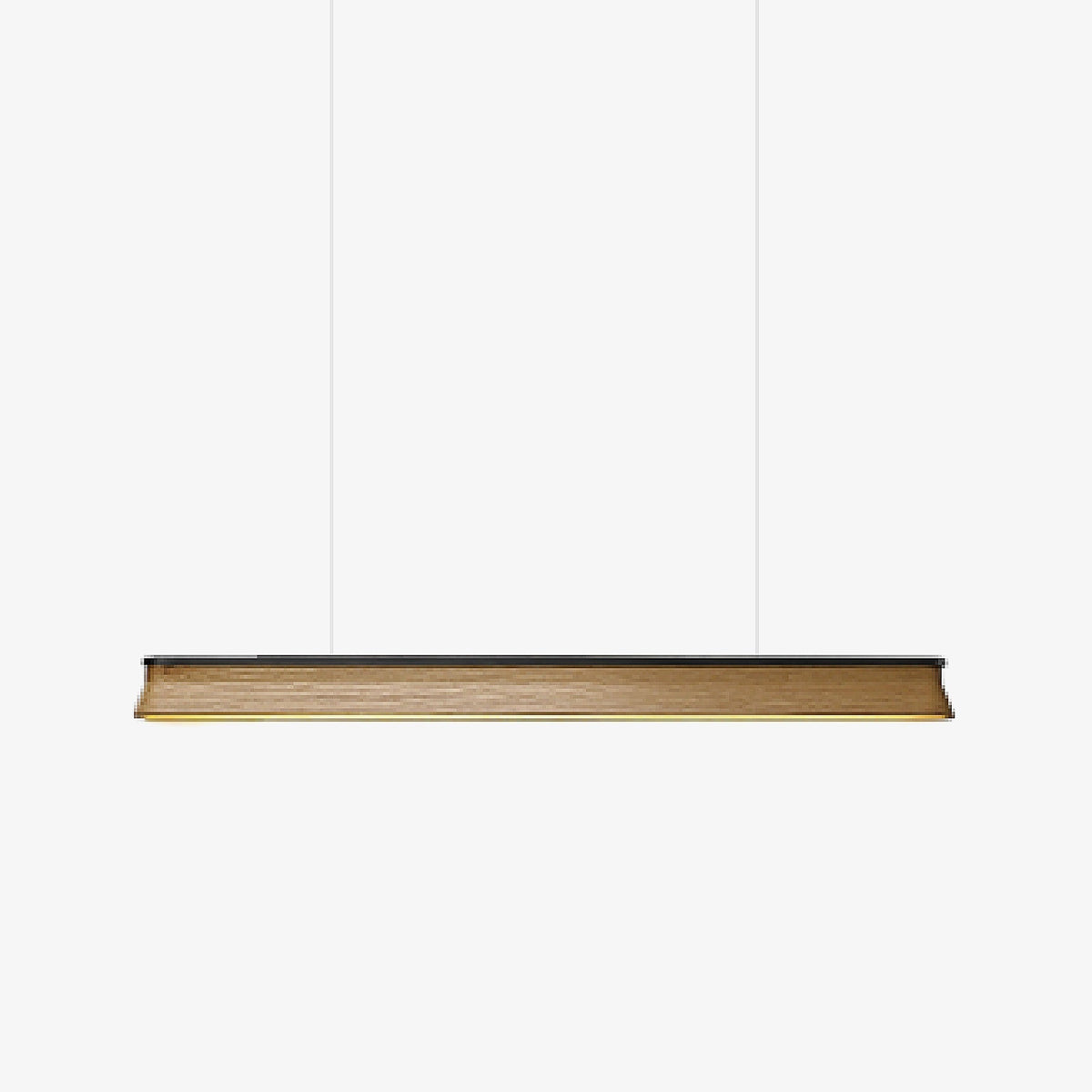 Aldeette lámpara colgante viga de madera minimalista