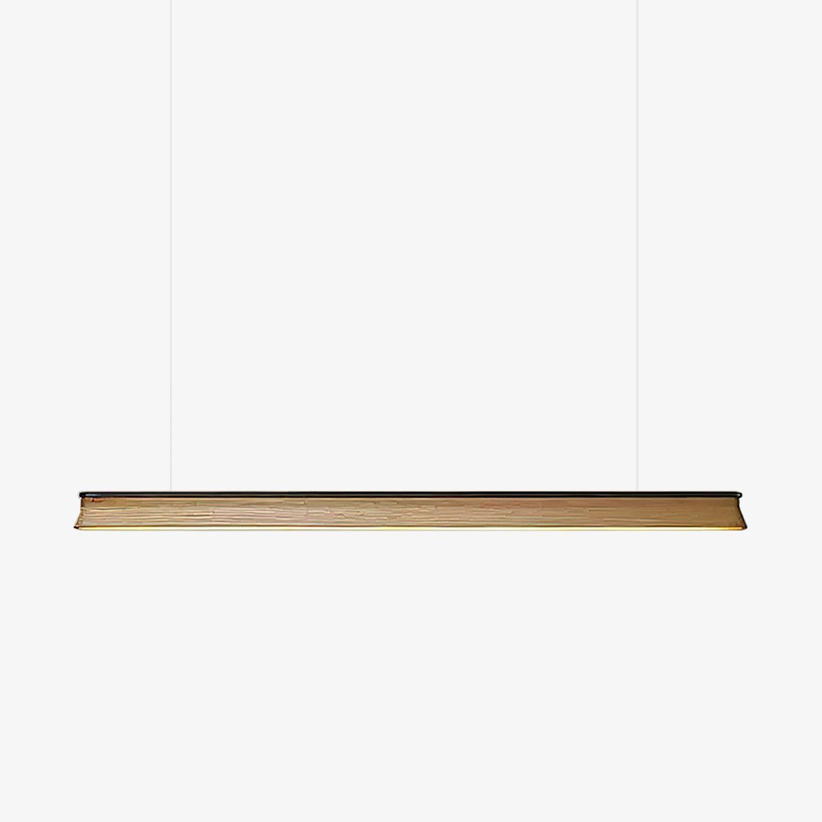 Aldeette lámpara colgante viga de madera minimalista