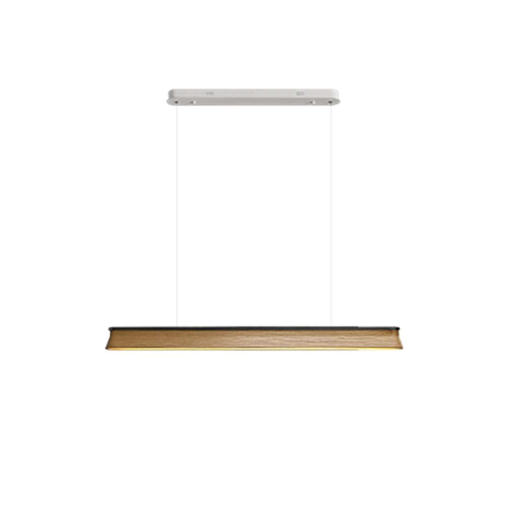 Aldeette lámpara colgante viga de madera minimalista