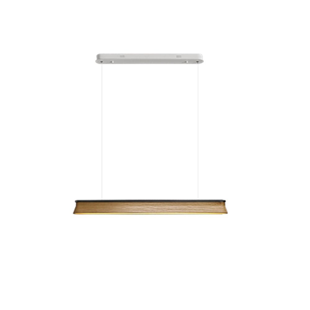Aldeette lámpara colgante viga de madera minimalista