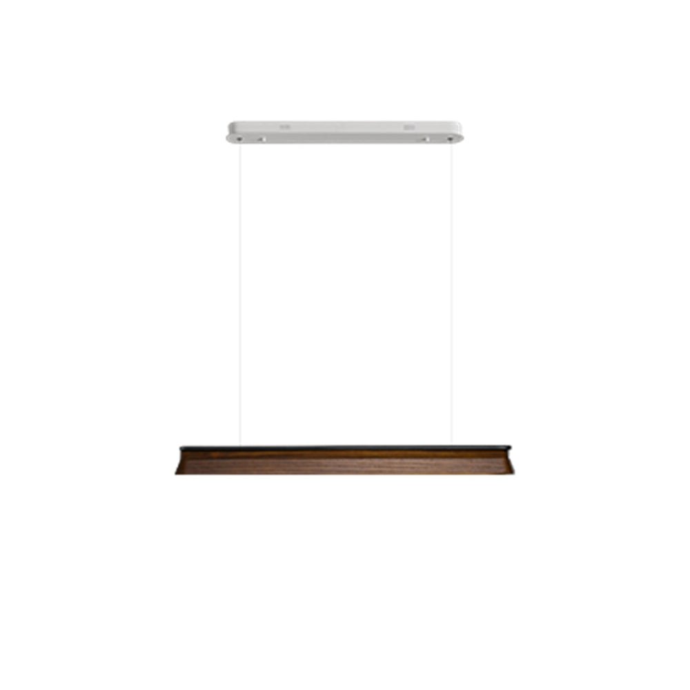 Aldeette lámpara colgante viga de madera minimalista