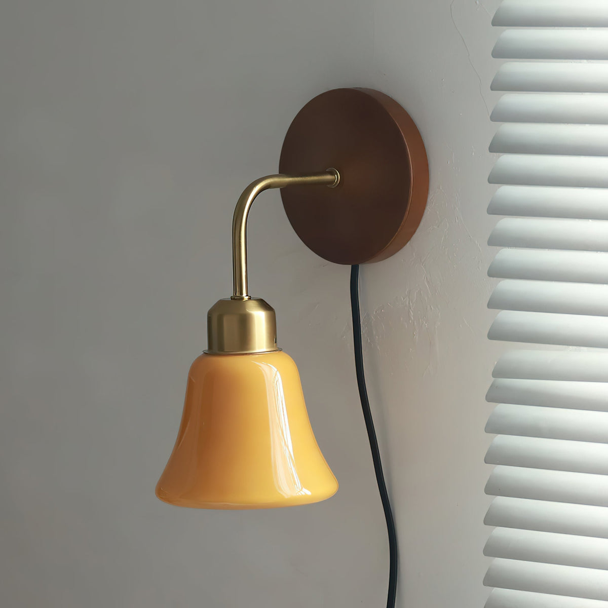 Reniine aplique de pared con enchufe en color pastel enchufable