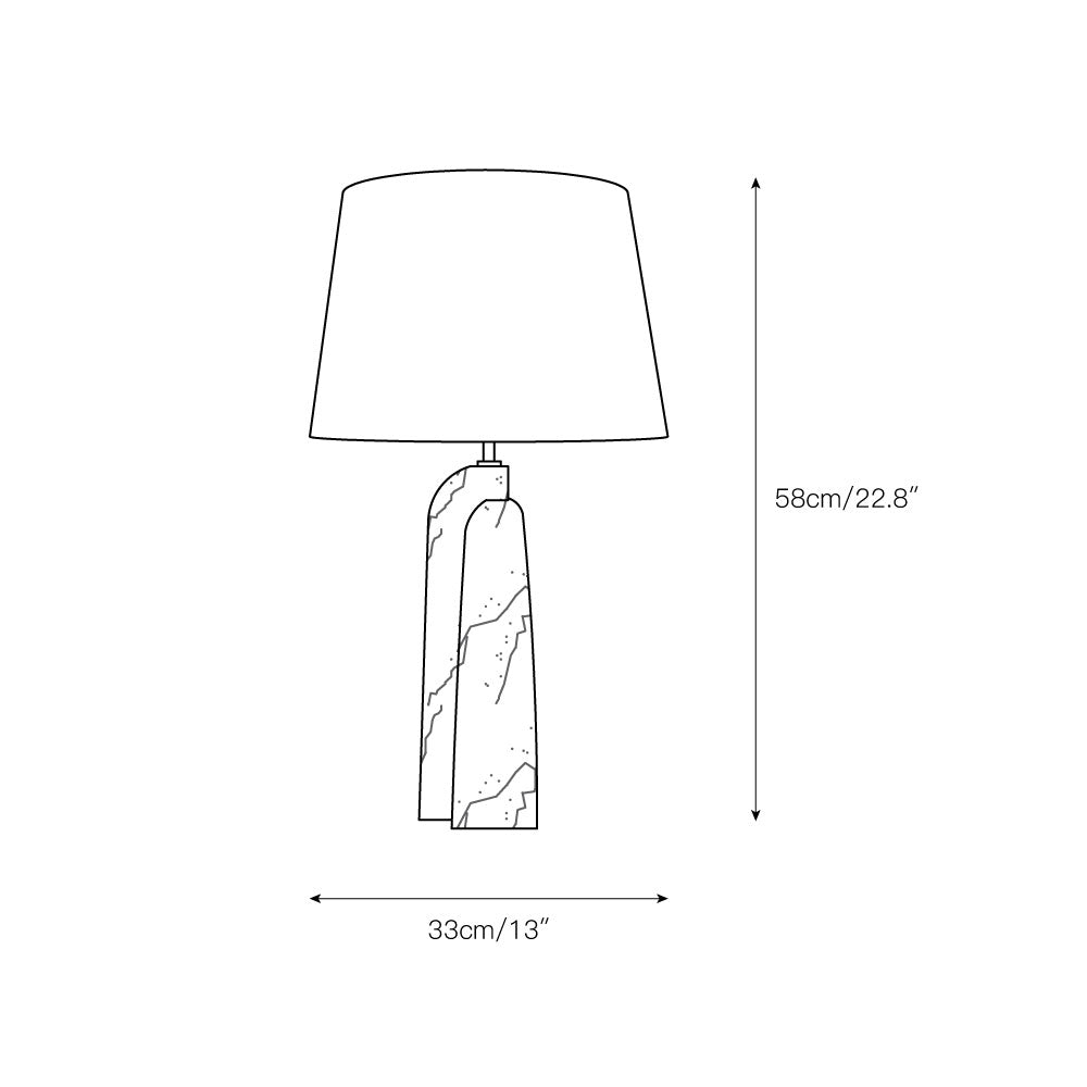 Calivise lámpara de mesa