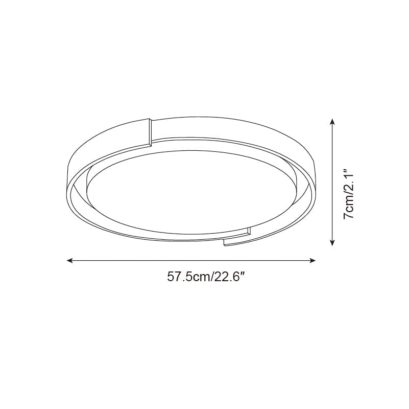 Solen lámpara de techo minimalista redonda de travertino
