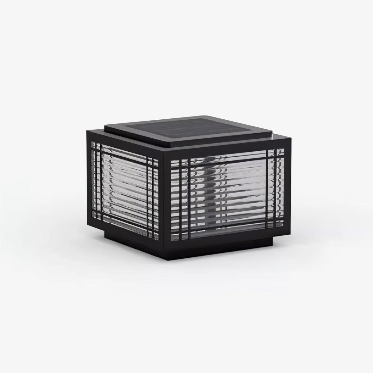 Glorin lámpara de mesa en acero inspirada en Japón