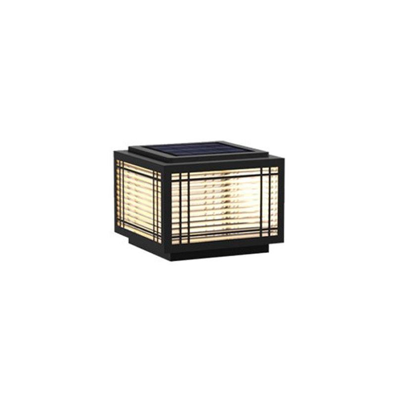 Glorin lámpara de mesa en acero inspirada en Japón