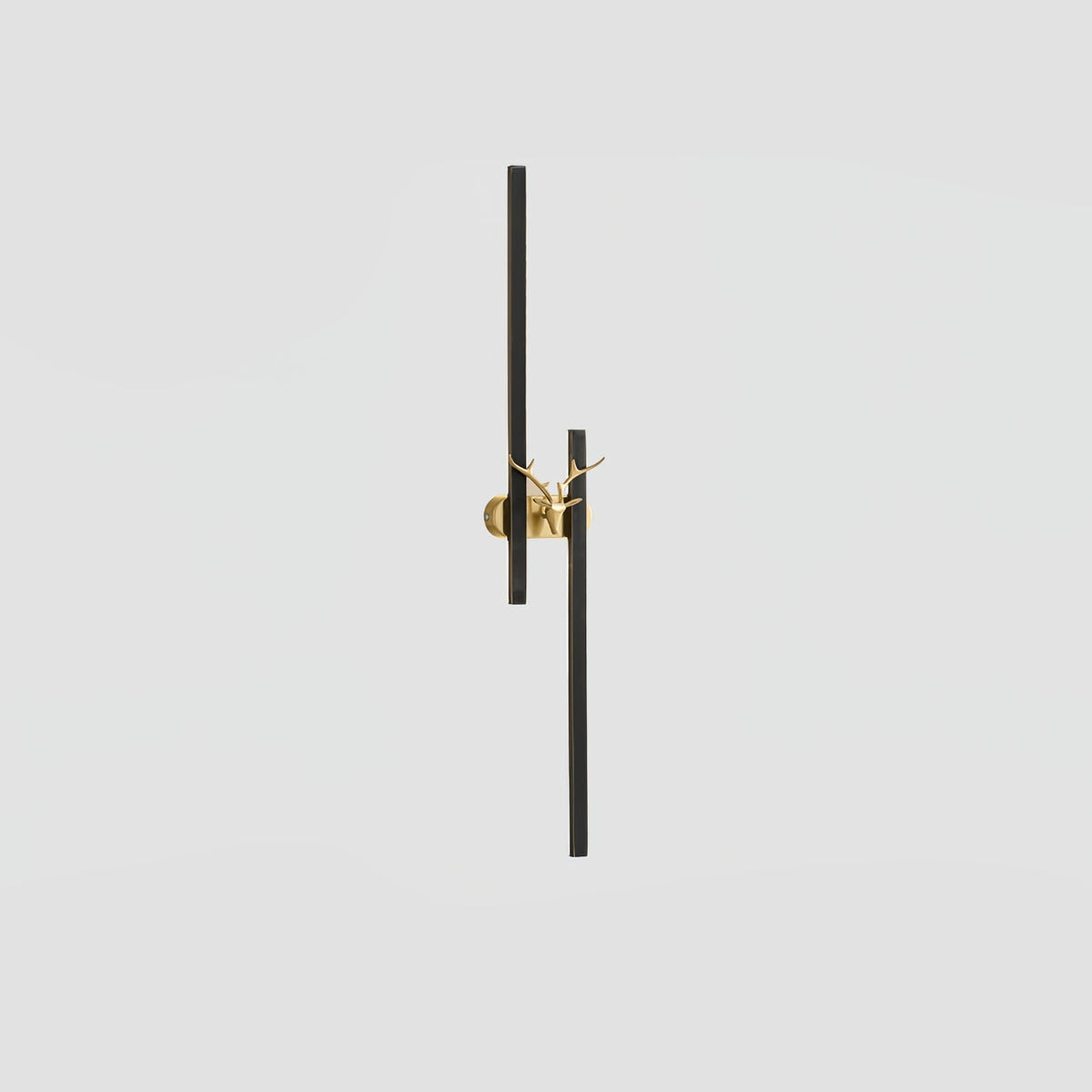 Vavinisra aplique de pared clásico de latón con forma de ciervo