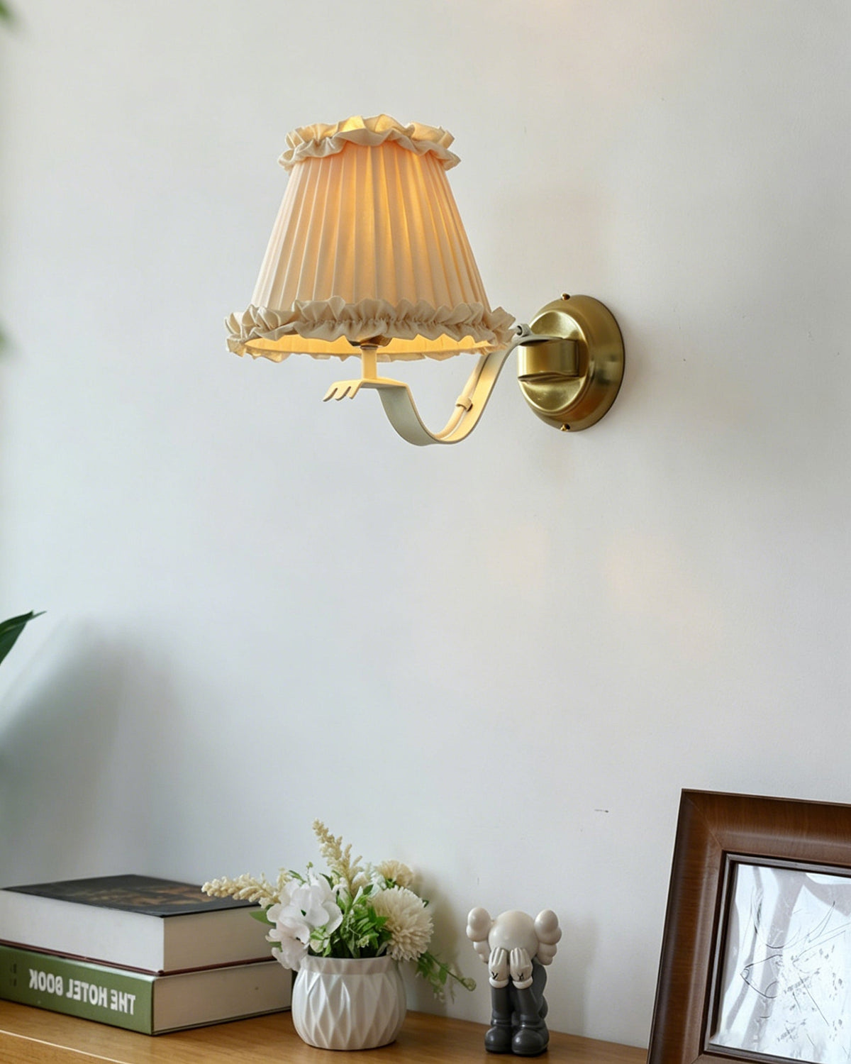 Rosabelle aplique de pared con volantes