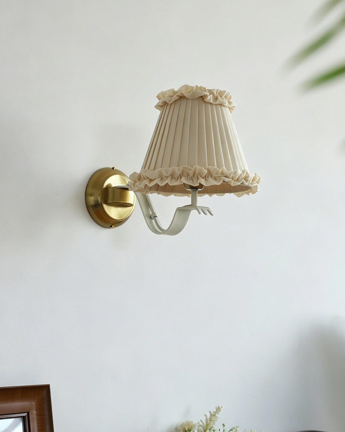 Rosabelle aplique de pared con volantes