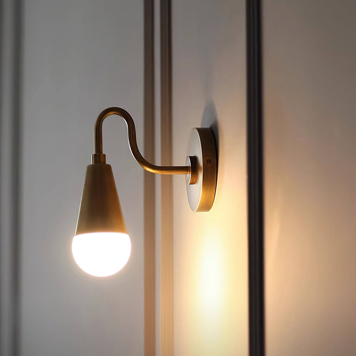 Velanelle aplique de pared con cuello de ganso