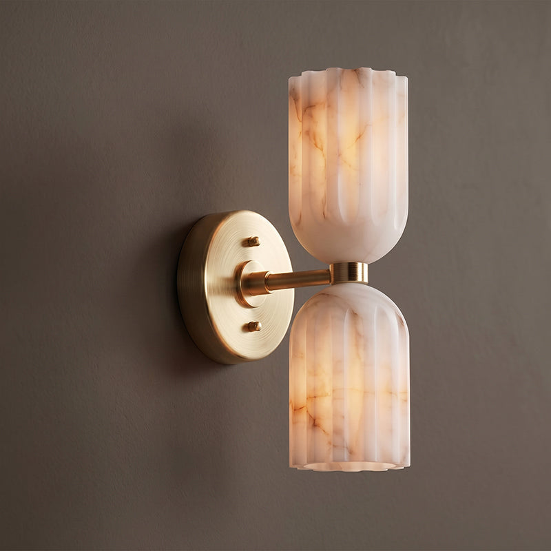 Amber aplique de pared alabastro