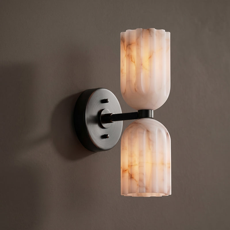 Amber aplique de pared alabastro