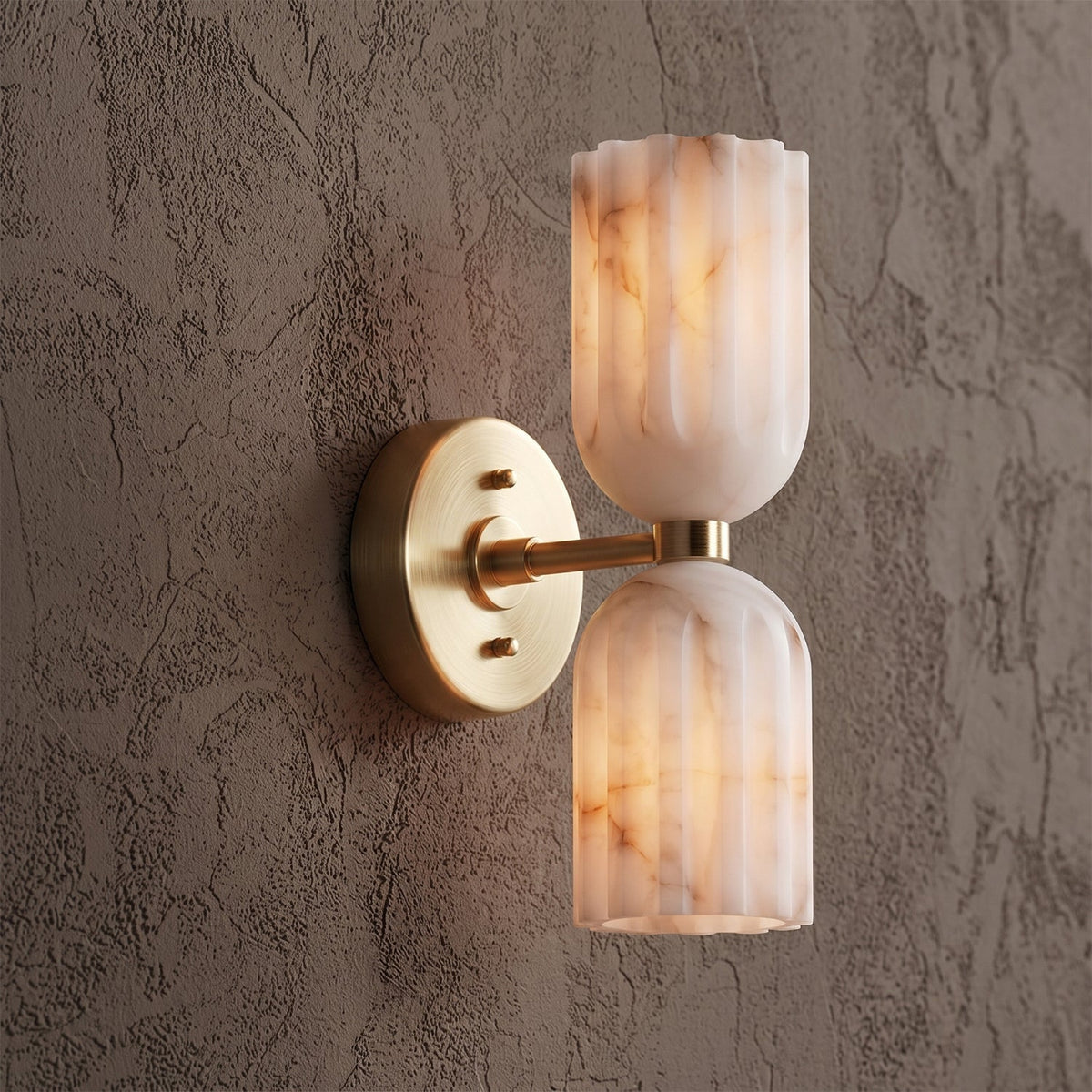 Amber aplique de pared alabastro