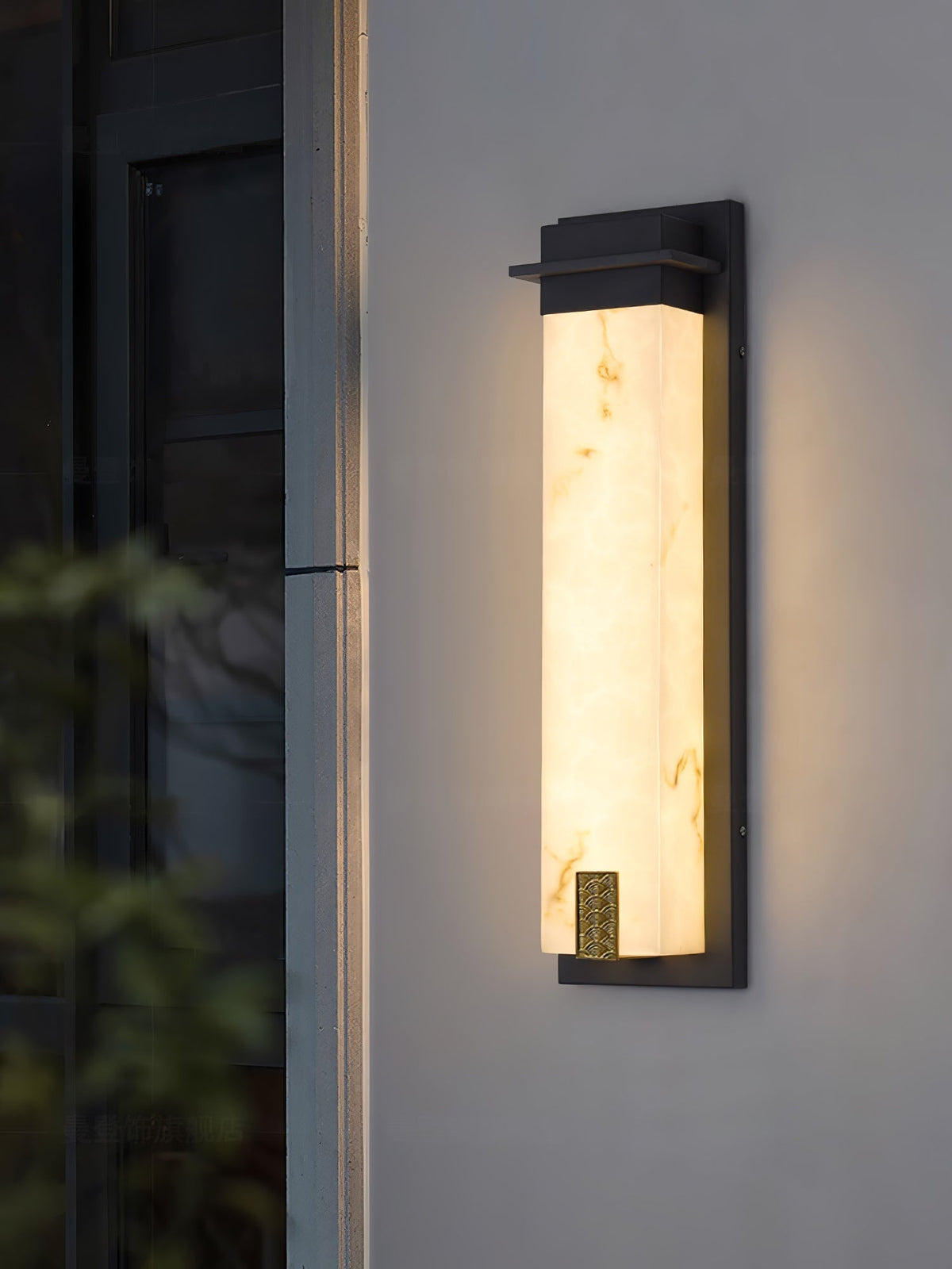 Ushaor aplique de pared moderno y minimalista para exteriores