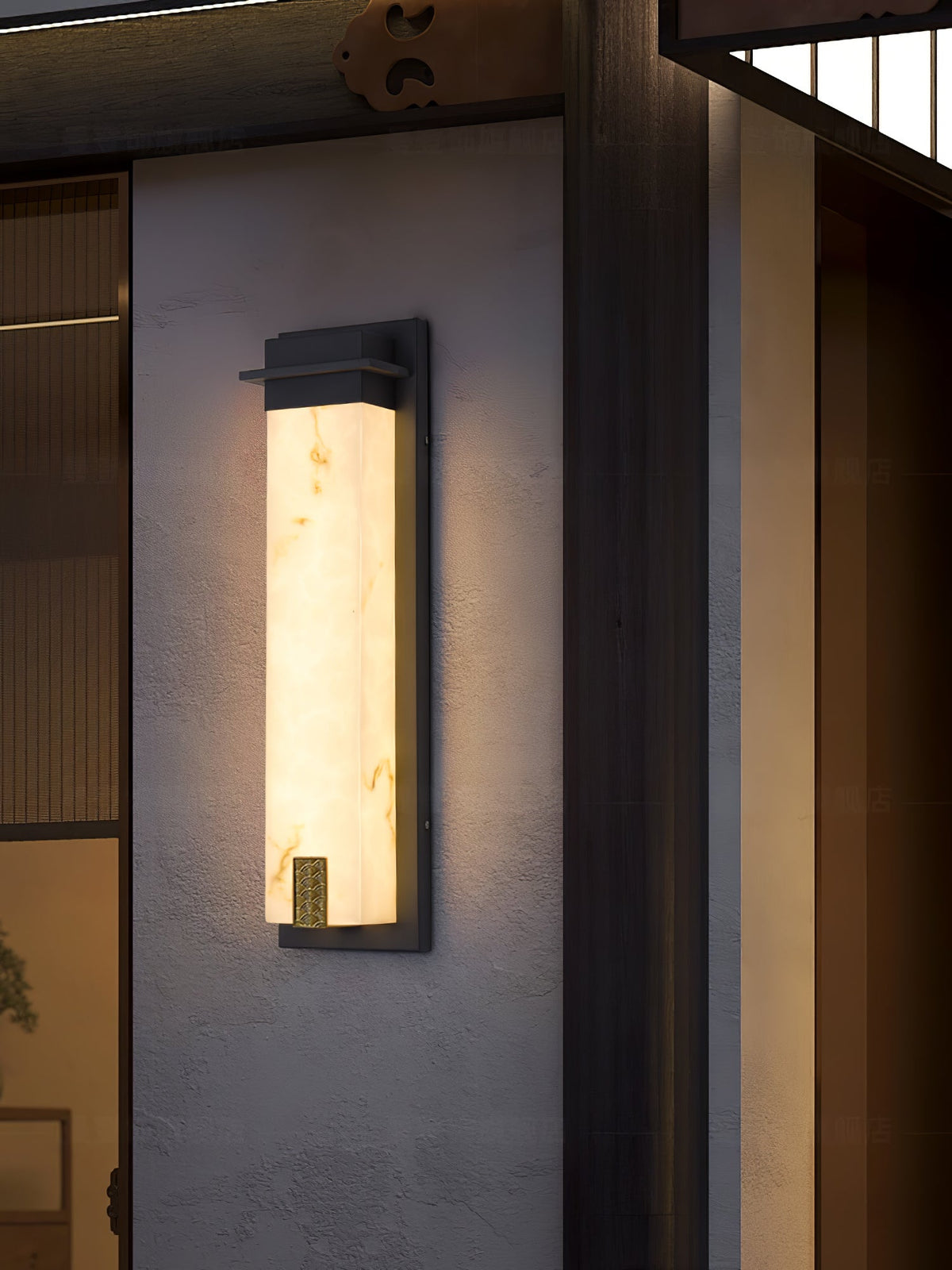 Ushaor aplique de pared moderno y minimalista para exteriores