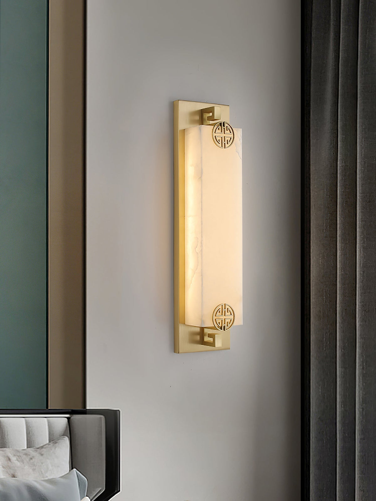 Kelen aplique de pared alabastro Estilo 4
