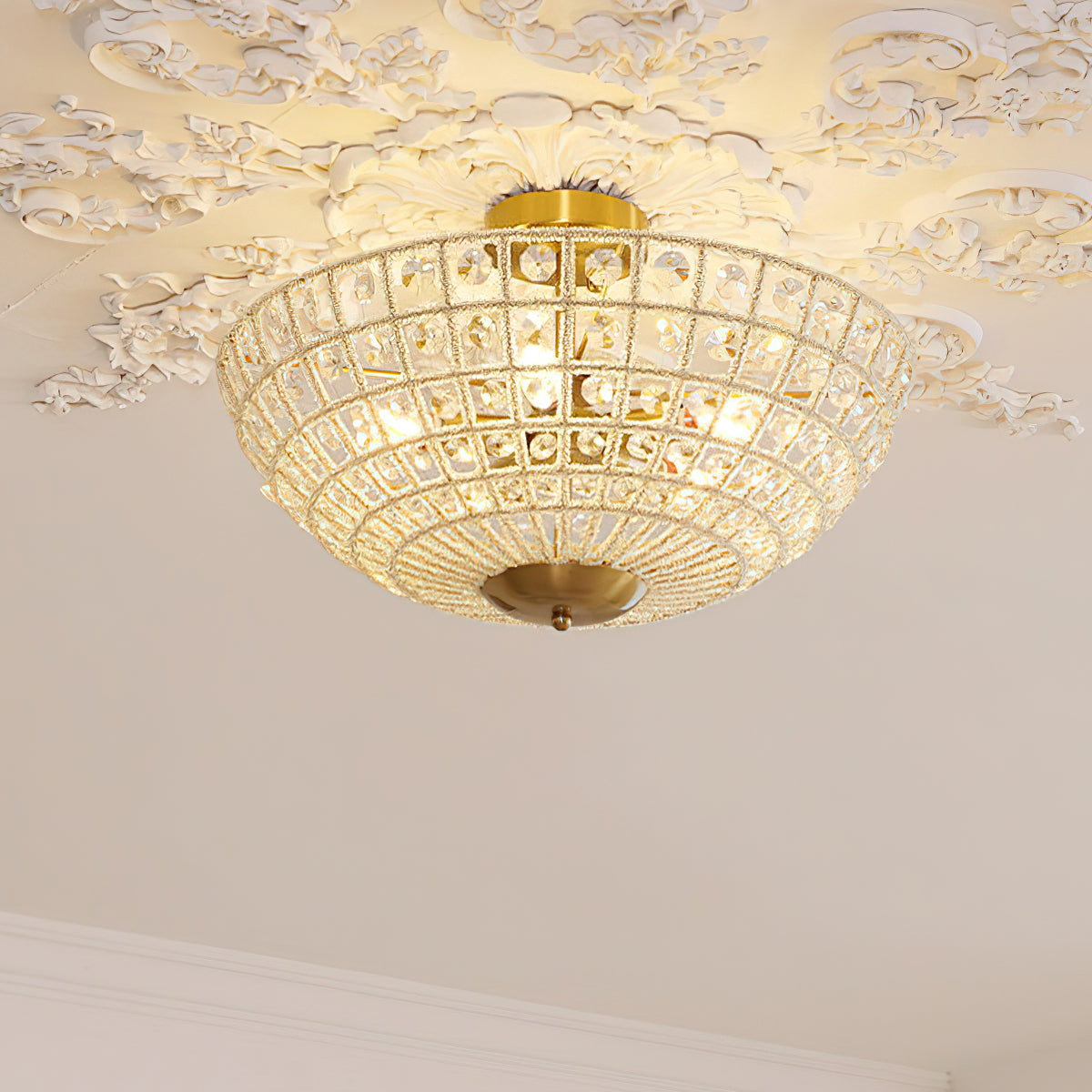 Luxelelle lámpara de techo de cristal