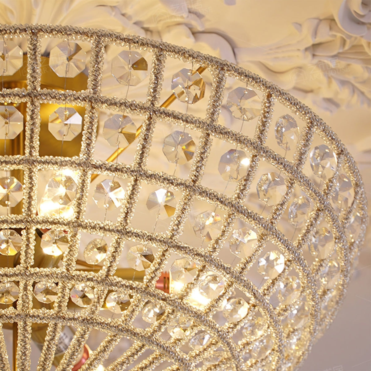 Luxelelle lámpara de techo de cristal