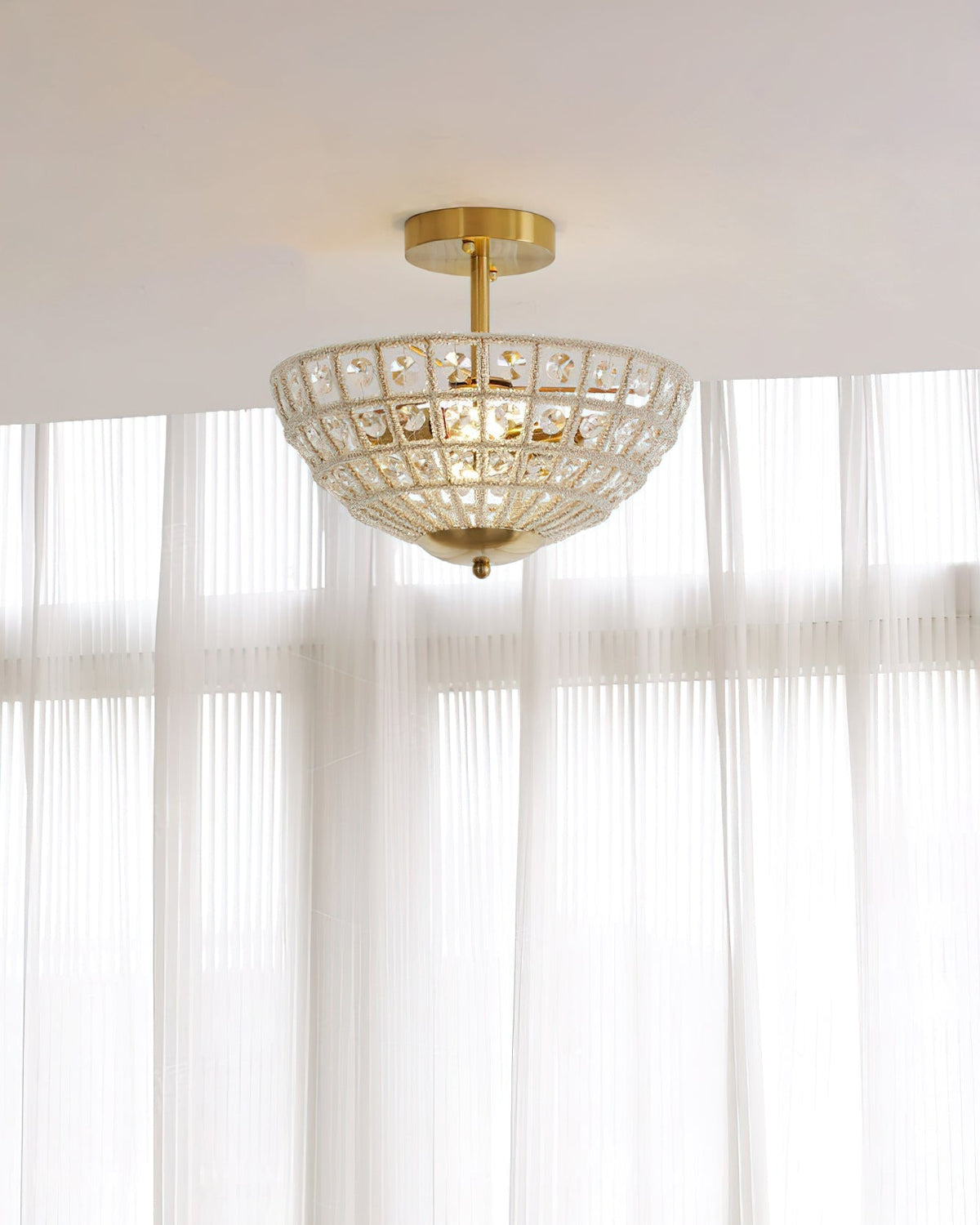 Luxelelle lámpara de techo de cristal