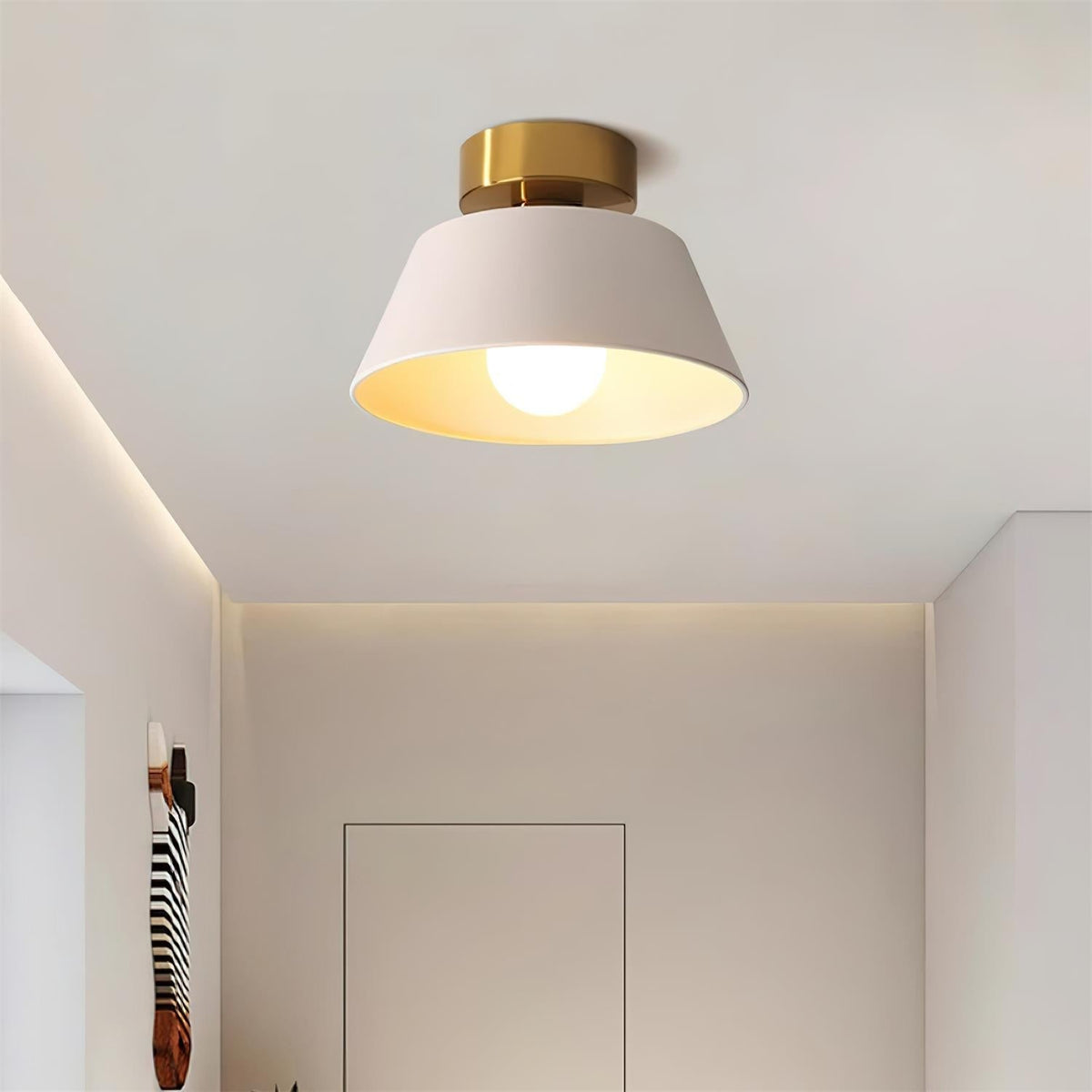 Lámpara de techo de metal moderno minimalista