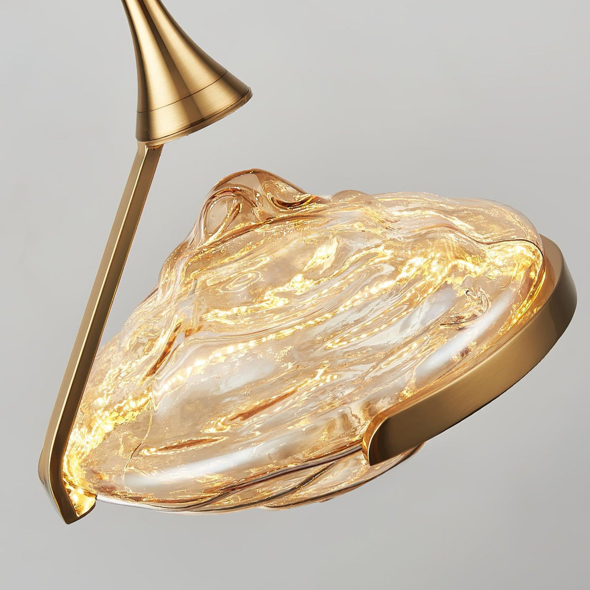 Elyarette lámpara colgante de cristal diamantado