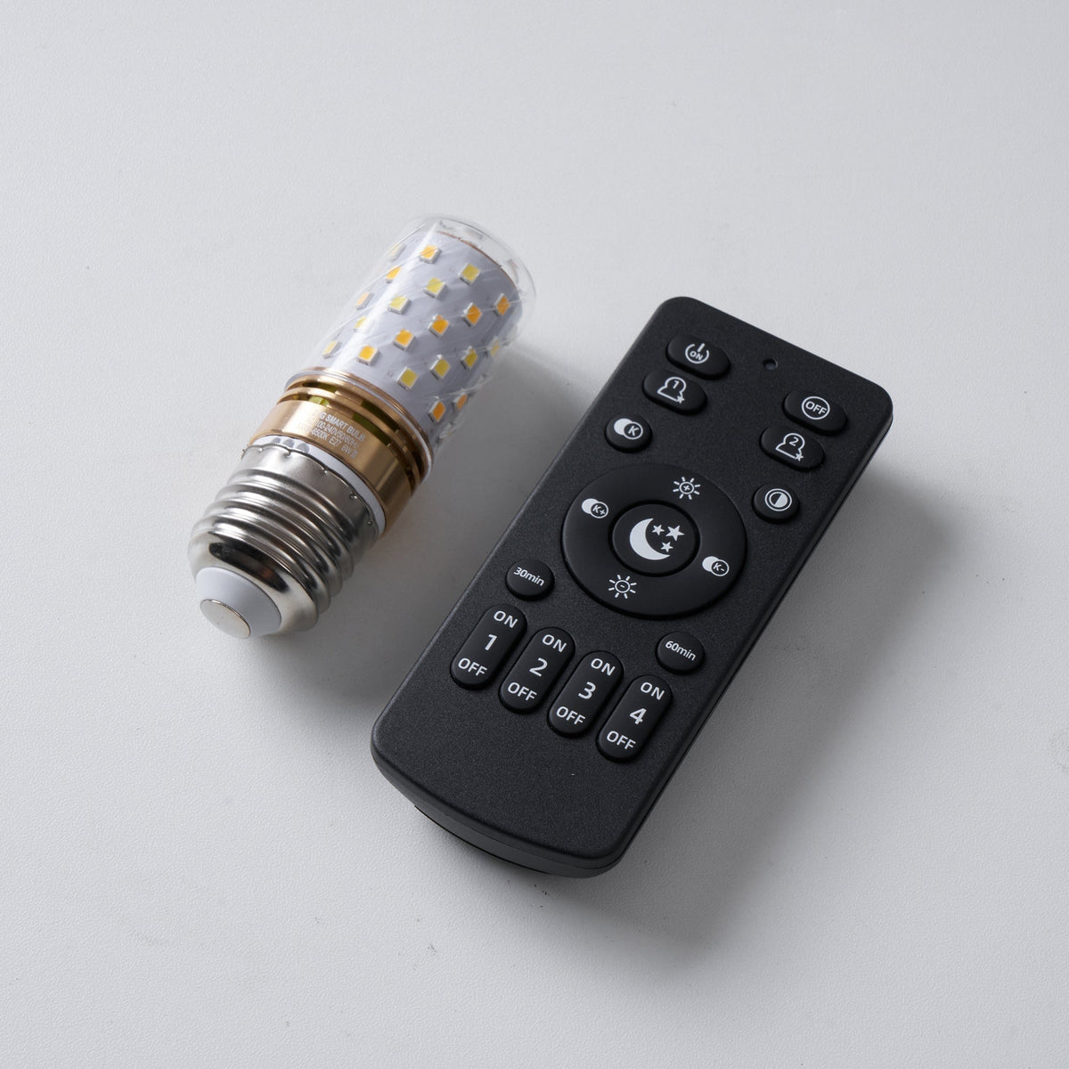 Celeette Bombilla LED con vidrio E27 6W
