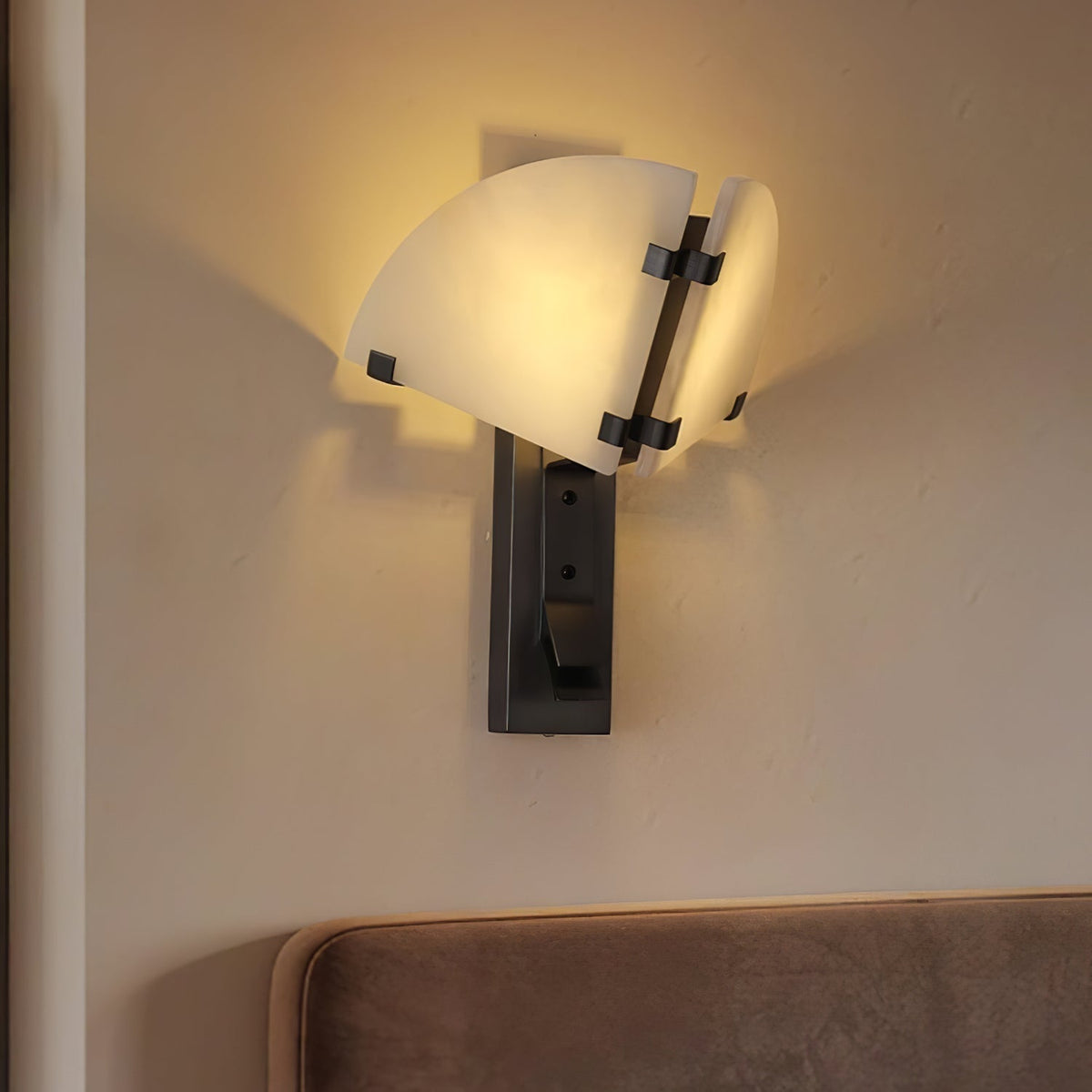 Selesta aplique de pared moderno en alabastro