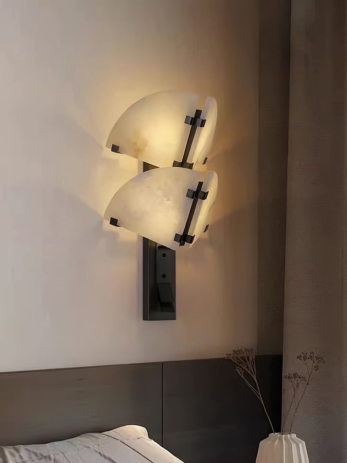 Selesta aplique de pared moderno en alabastro