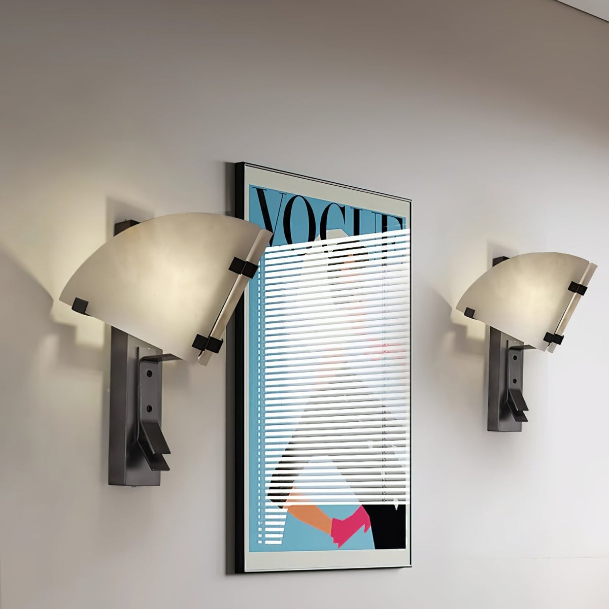 Selesta aplique de pared moderno en alabastro