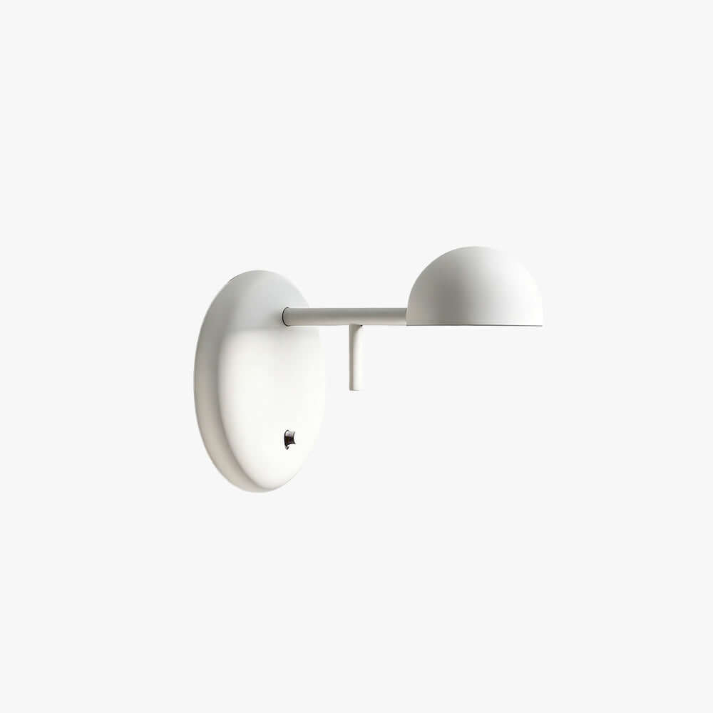 Aplique de pared con base de disco y cúpula