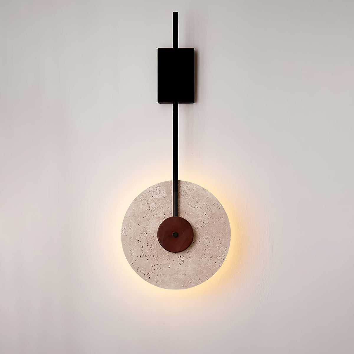 Elysia aplique de pared en travertino