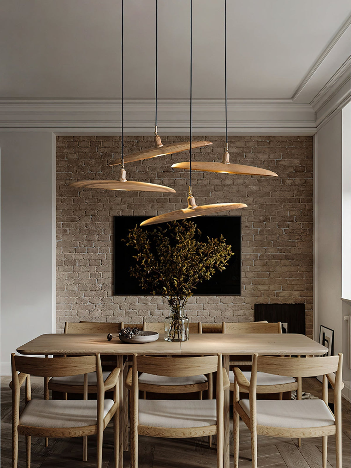 Zelirira lámpara colgante Blade de madera