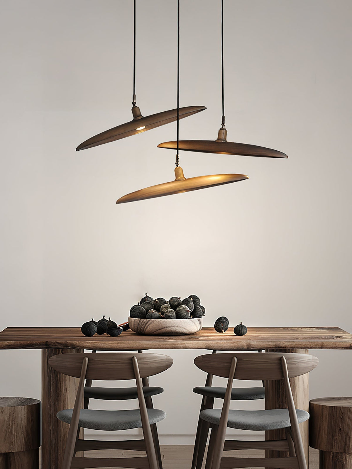 Zelirira lámpara colgante Blade de madera