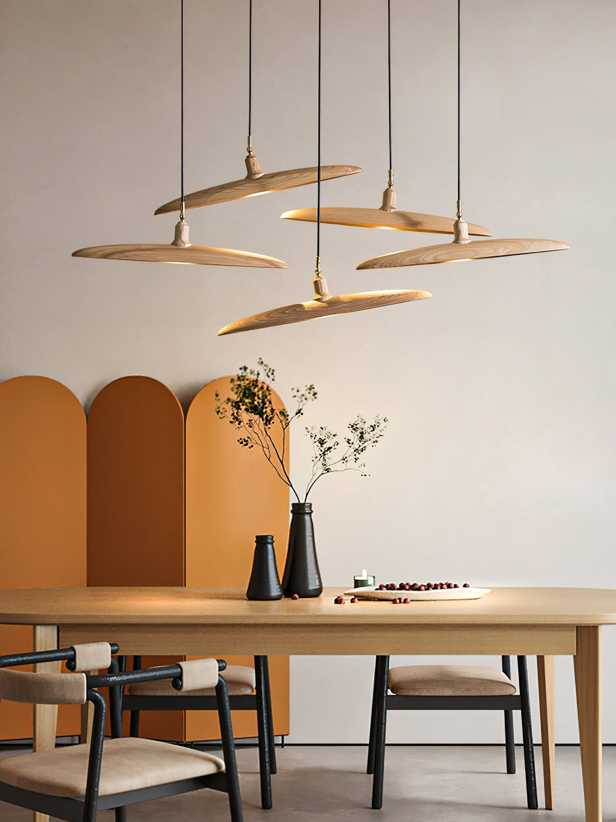 Zelirira lámpara colgante Blade de madera