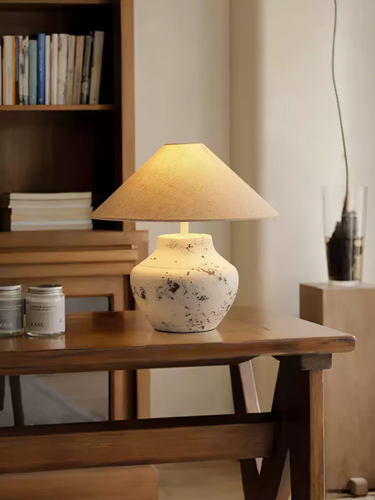 Atticus lámpara de mesa moderna de cerámica