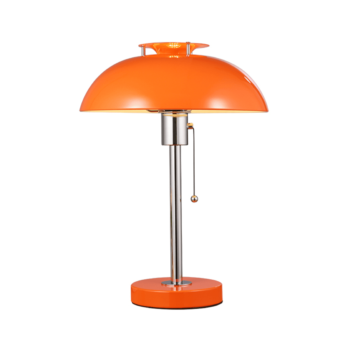 Rouven lámpara de mesa Chrome con base de seta