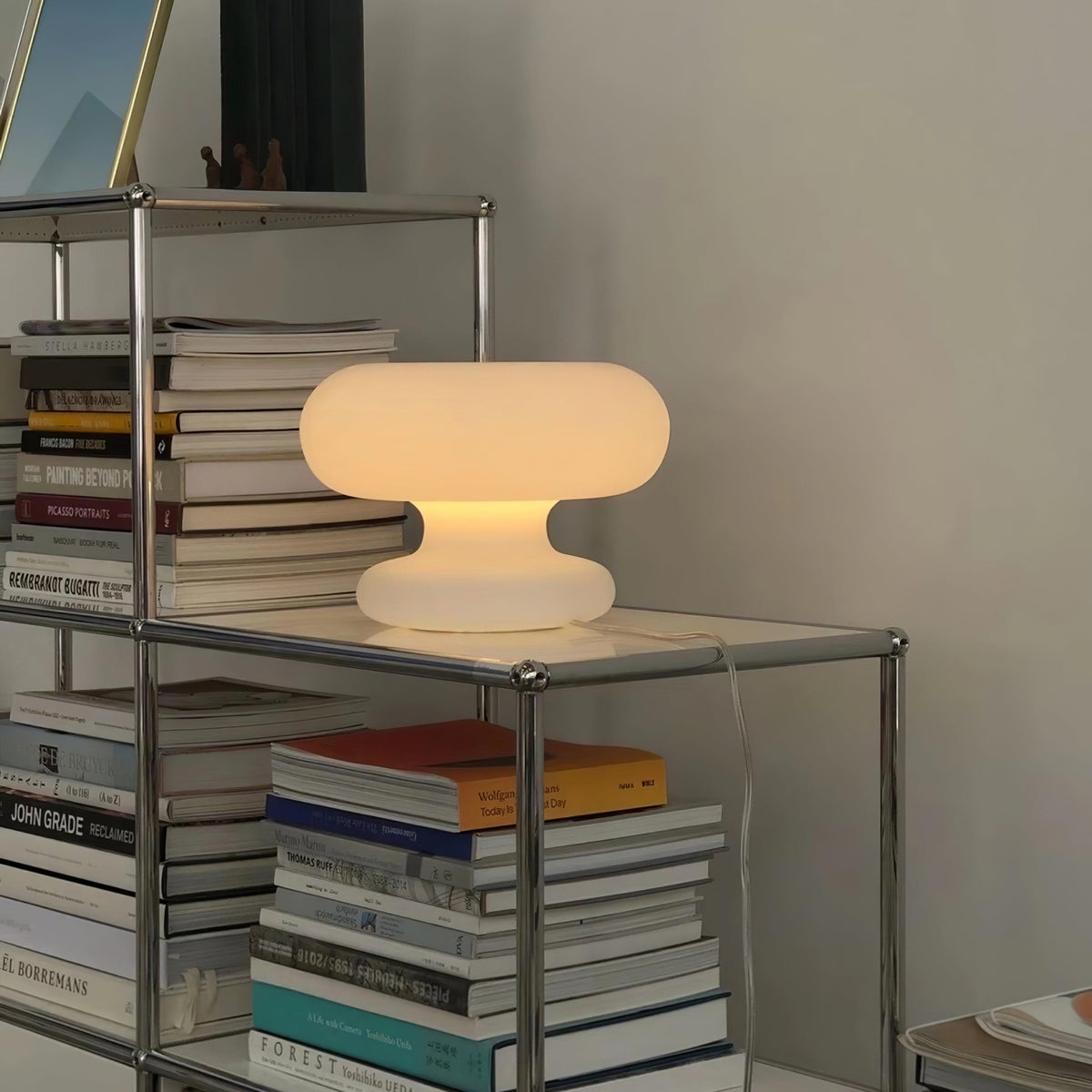 Liorirette de vidrio lámpara de mesa contemporánea