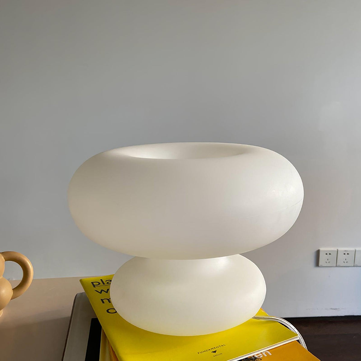 Liorirette de vidrio lámpara de mesa contemporánea