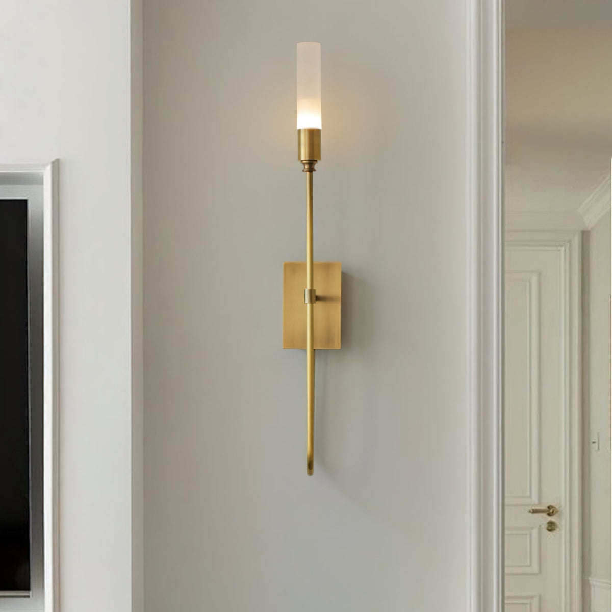 Yvori aplique de pared con doble varilla minimalista