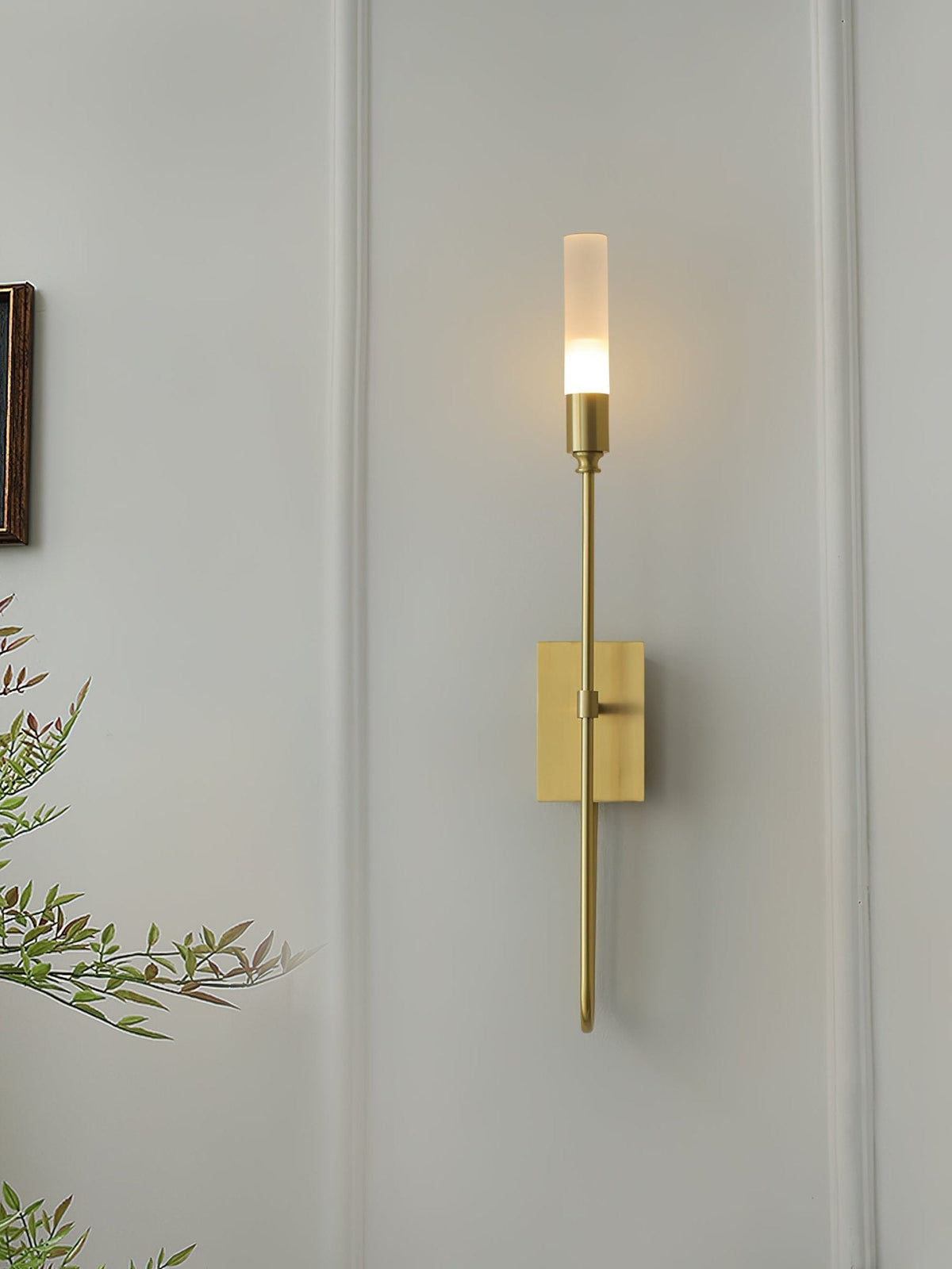 Yvori aplique de pared con doble varilla minimalista