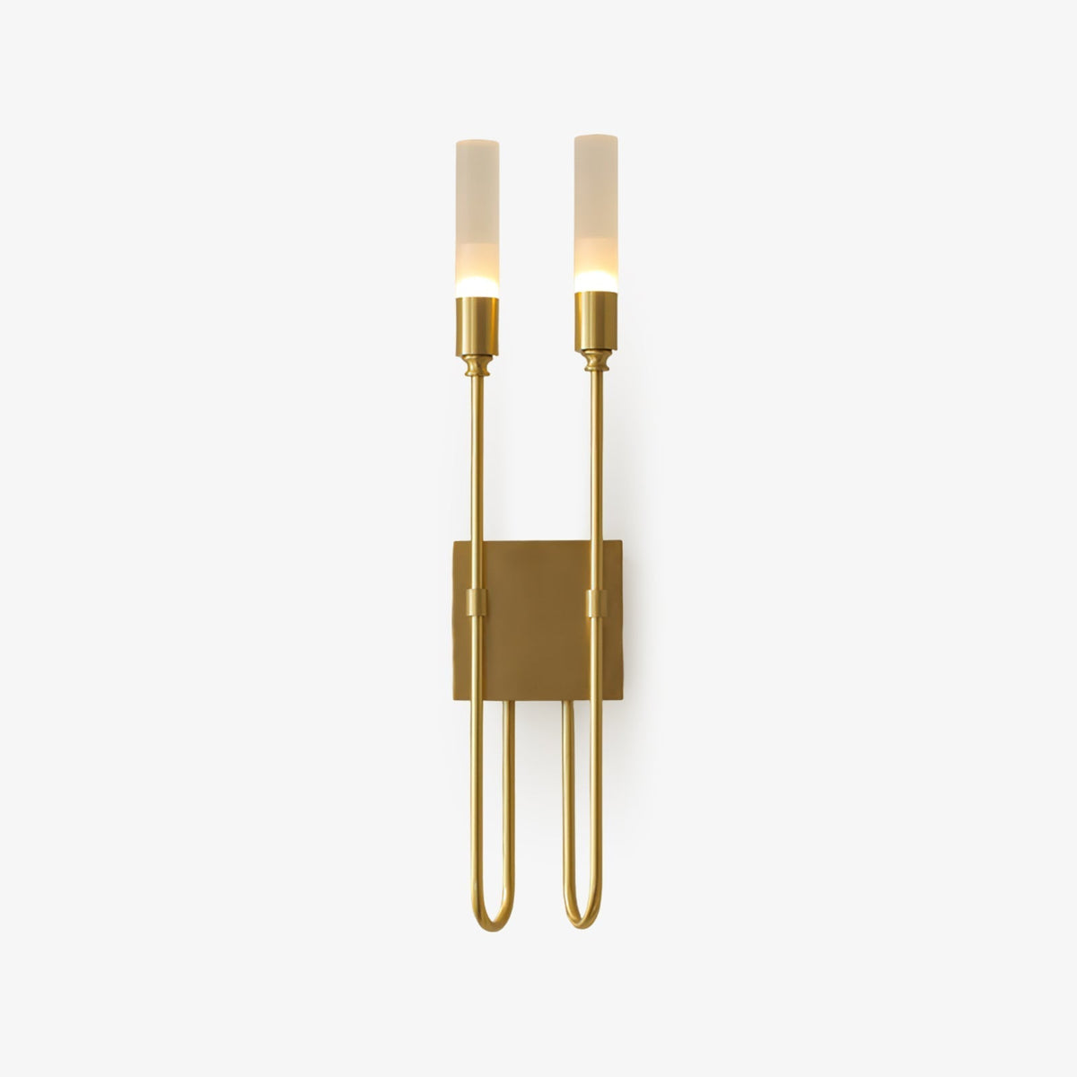 Yvori aplique de pared con doble varilla minimalista