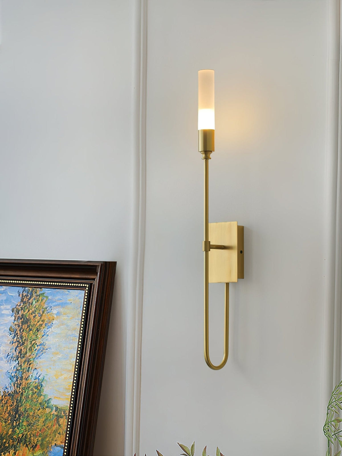 Yvori aplique de pared con doble varilla minimalista