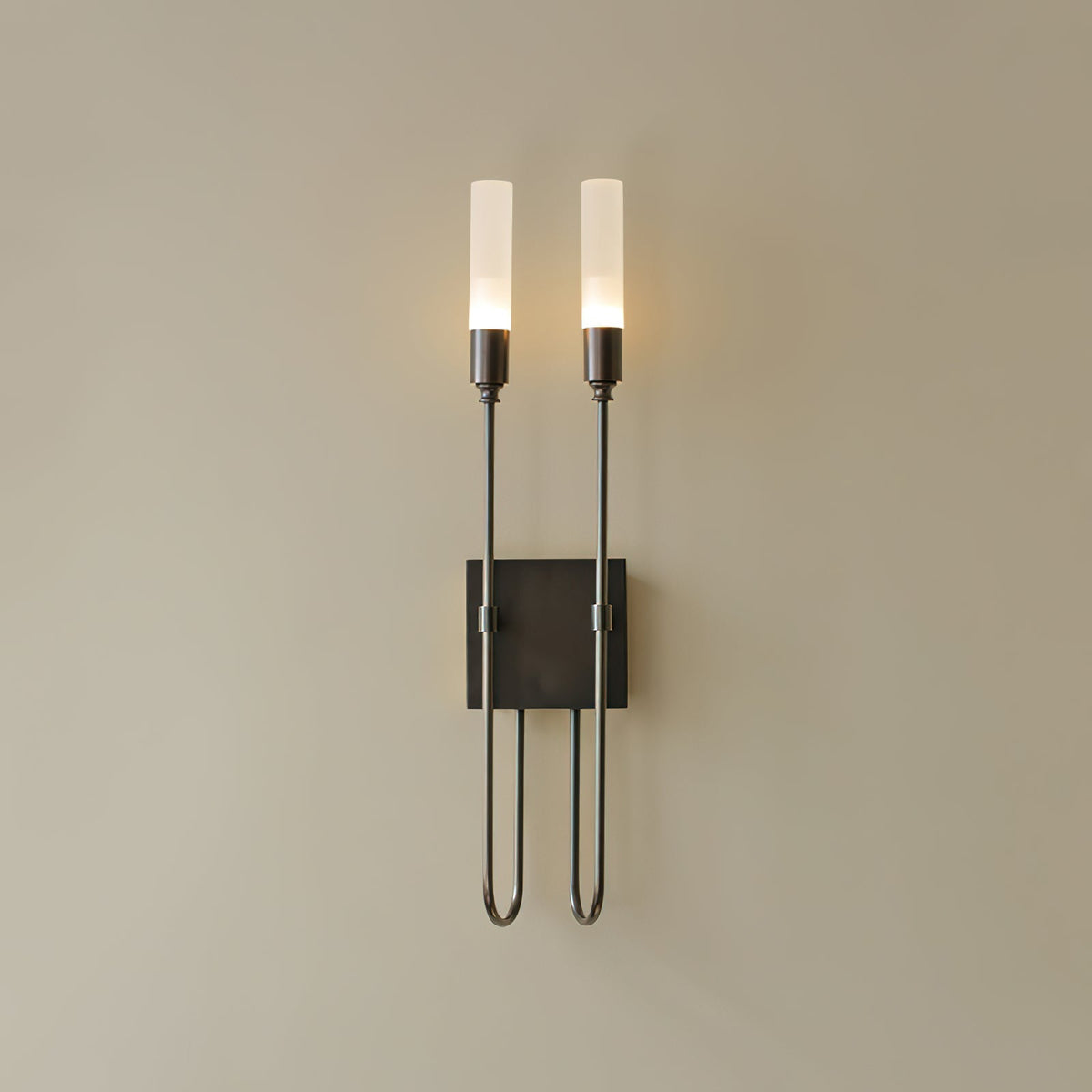 Yvori aplique de pared con doble varilla minimalista