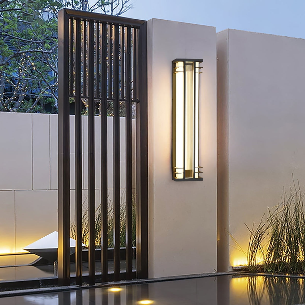 Nevenor aplique de pared doble eje exterior único