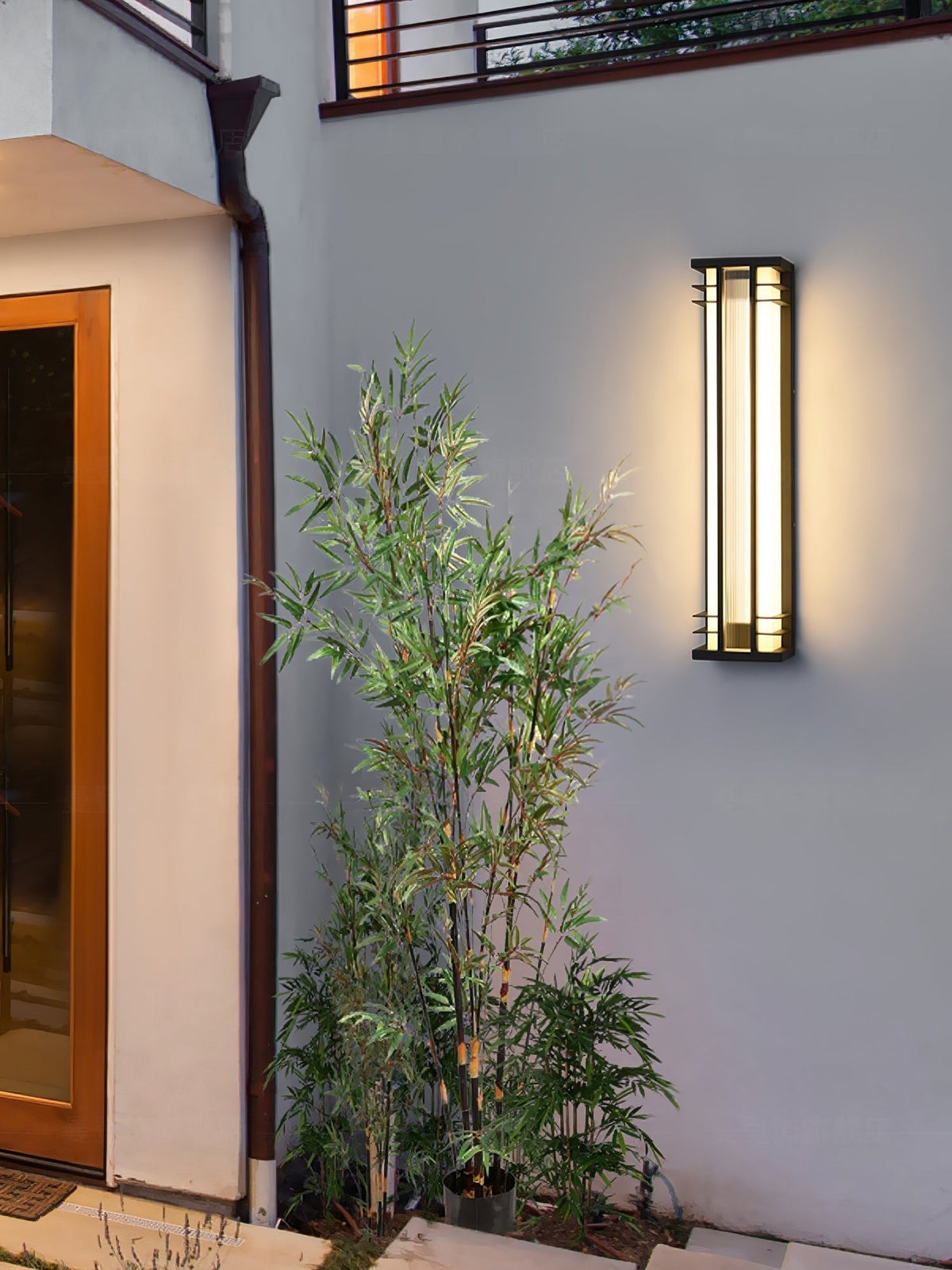 Nevenor aplique de pared doble eje exterior único