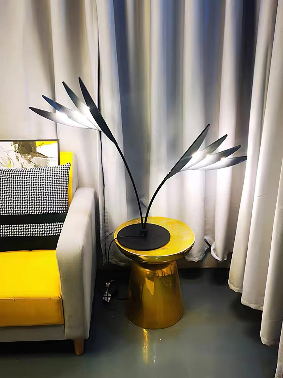 Palmara lámpara de mesa Art Deco